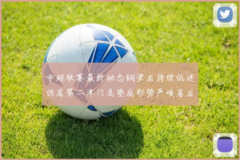 中超联赛最新动态铜梁龙持续低迷仍居第二津门虎垫底形势严峻落后安全区九分